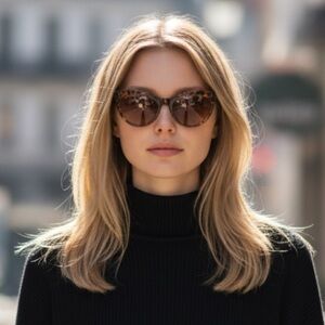 New Saint Owen x Curateur Tortoise Shell Sunglasses Rachel Zoe